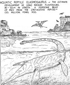 Drawing of Nessie's ancestor